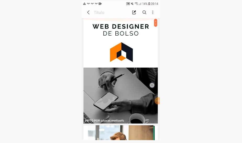 Web Designer De Bolso