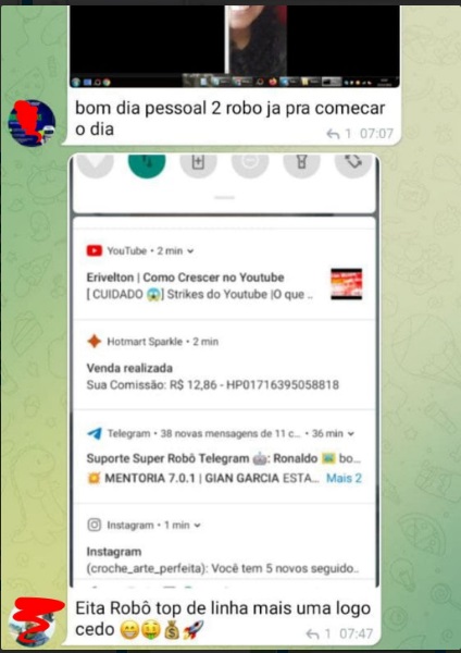 Robô De Leads Telegram Funciona - Depoimentos