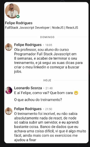 Curso Leonardo Souza é bom - depoimentos