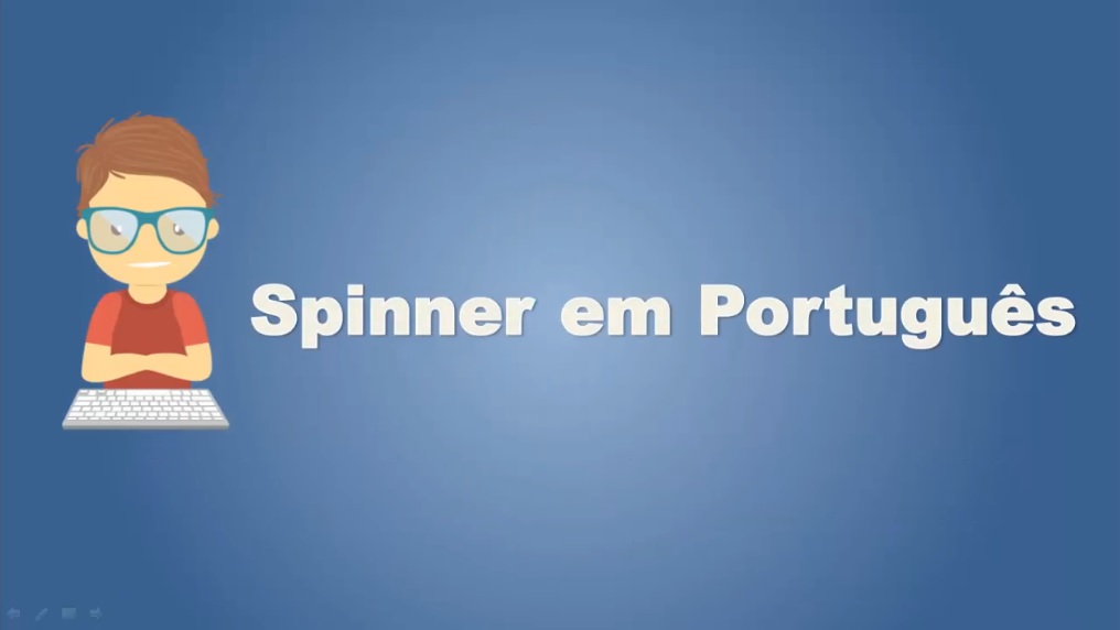 Spinner em português